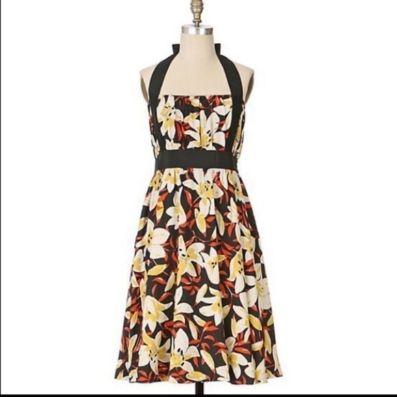 Moulinette Soeurs Mayflower Lily silk dress 8 - Picture 2 of 8